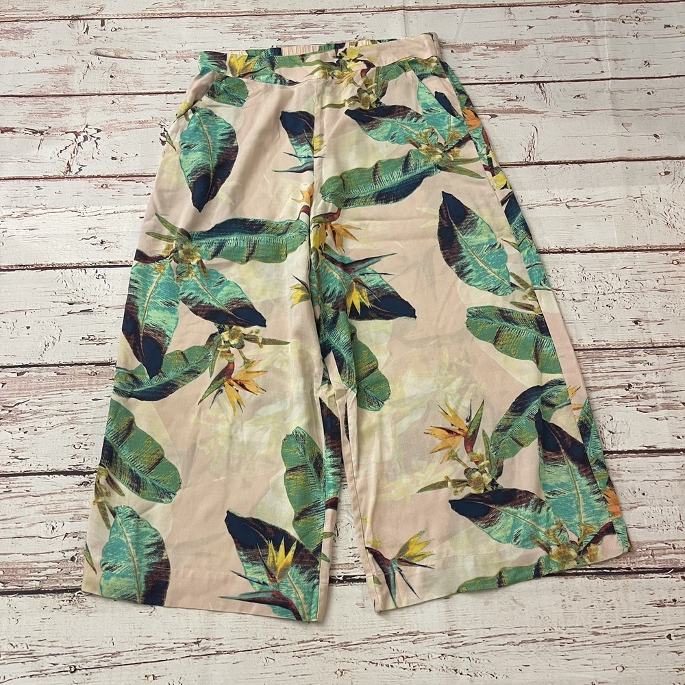 Jessica Simpson Women's Soft Printed Pull On‎ Pants Floral Size Medium Summer